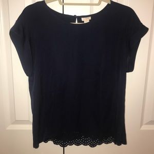JCREW Laser Cut Blouse